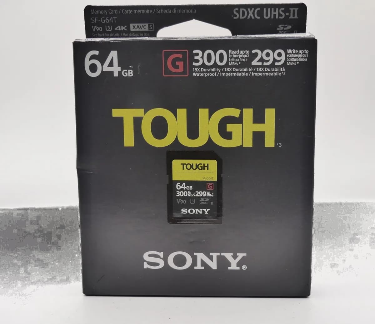 Sony Tough SD Card 64G SDXC UHS-II Card