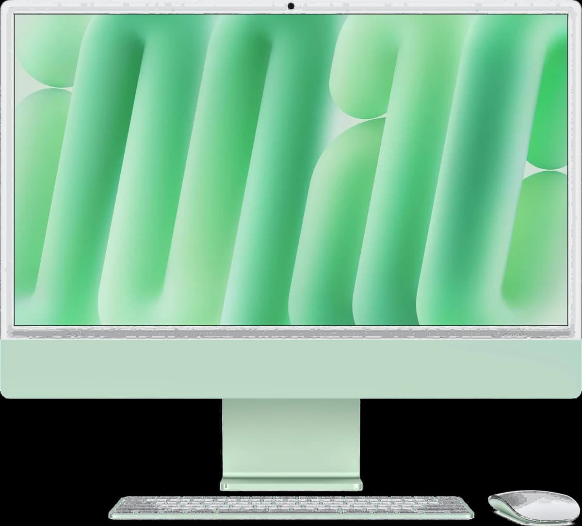 Apple iMac 24" M4 8-Core CPU 16GB RAM 256GB SSD MacOS Green All-in-One Desktop