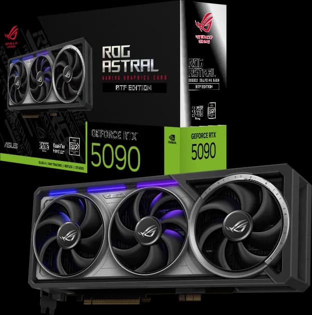 ASUS ROG ASTRAL NVIDIA GeForce RTX 5090 32GB GAMING OC Blackwell Graphics Card