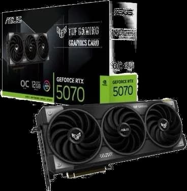 ASUS NVIDIA GeForce RTX 5070 12GB TUF GAMING OC Blackwell Graphics Card