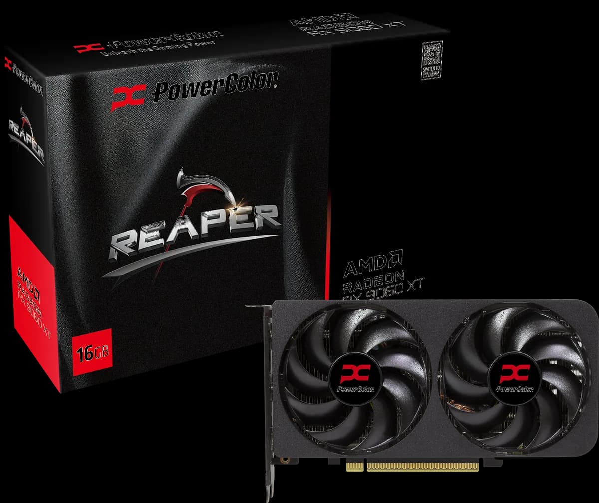 PowerColor AMD Radeon RX 9060 XT REAPER 16GB GDDR6 Graphics Card