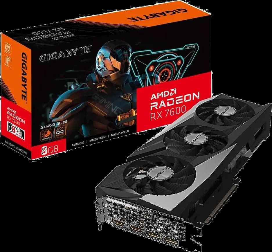 Gigabyte Radeon RX 7600 GAMING OC 8GB
