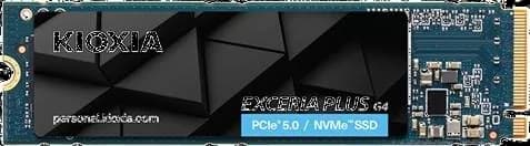 Kioxia Exceria PLUS G4 1TB M.2 PCIe 5.0 NVMe 3D BiCS SSD/Solid State Drive